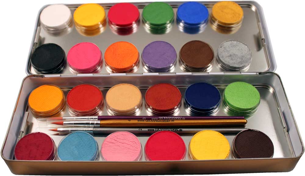 Eulenspiegel 24 Farben Metall Palette