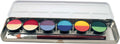 Eulenspiegel 6 = 12 Farben Metall Palette Split Cake