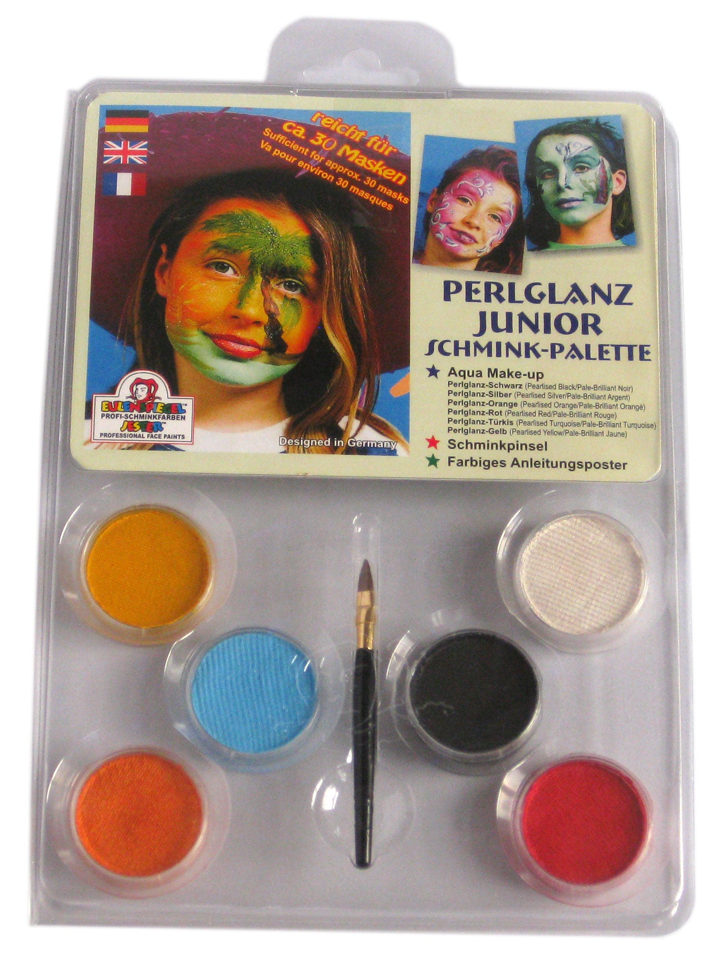 Eulenspiegel Schmink-Palette Perlglanz Junior 1