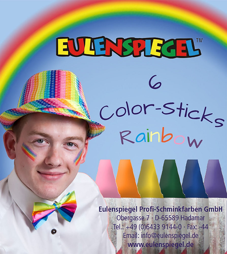 Eulenspiegel 6 Farben Regenbogen Color Stick