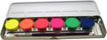 Eulenspiegel 6 Neon Farben Metall Palette