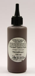 Eulenspiegel Painted und Airbrush Tattoo Farbe Hennabraun 100 ml