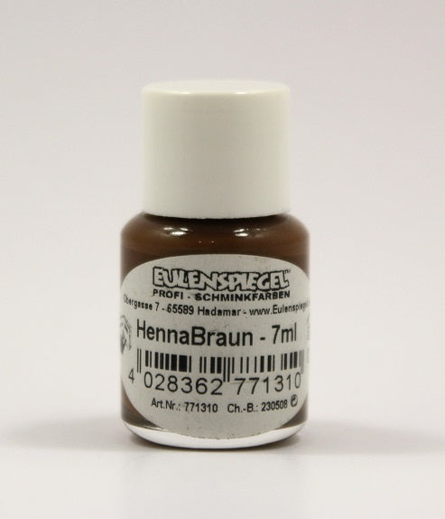 Eulenspiegel Painted und Airbrush Tattoo Farbe Hennabraun 7 ml
