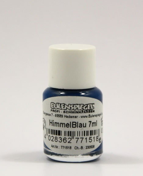 Painted und Airbrush Tattoo Farbe Himmelblau 7 ml Eulenspiegel