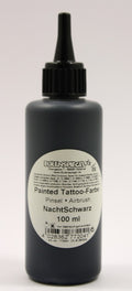 Eulenspiegel Painted und Airbrush Tattoo Farbe Nachtschwarz 100 ml