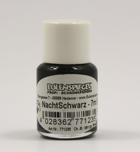 Painted und Airbrush Tattoo Farbe Nachtschwarz 7 ml Eulenspiegel