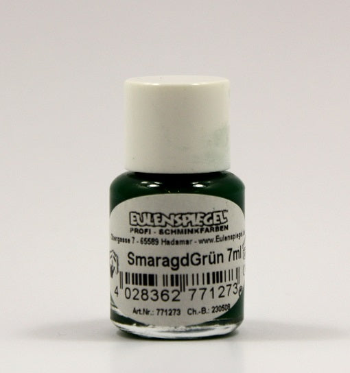 Eulenspiegel Painted und Airbrush Tattoo Farbe Smaragdgrün 7 ml