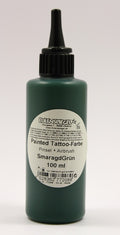 Eulenspiegel Painted und Airbrush Tattoo Farbe Smaragdgrün 100 ml