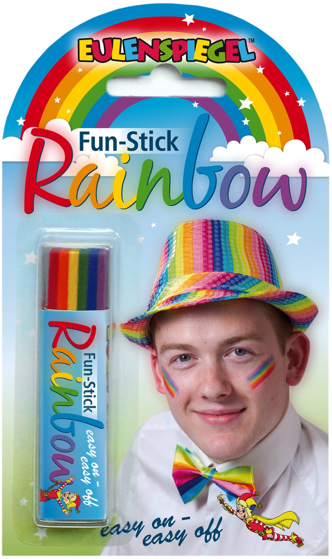 Eulenspiegel Fun Stick Regenbogen