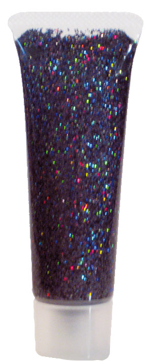 Eulenspiegel Glitzer Gel Schwarz Juwel 18 ml