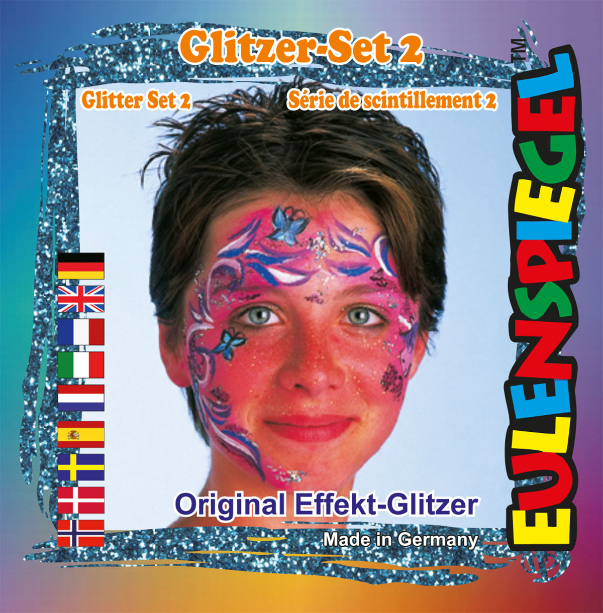 Eulenspiegel Glitzer Motiv Set 2