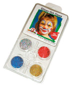 Eulenspiegel Glitzer Motiv Set Clown