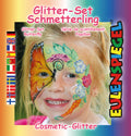Eulenspiegel Glitzer Motiv Set Schmetterling