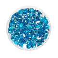 Eulenspiegel Glitzer-Steine Aquamarine