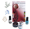Eulenspiegel Tattoo Glitzer Set Tribal Animals