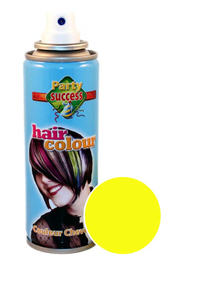 Eulenspiegel Leuchtcolor Haarspray Gelb 125 ml