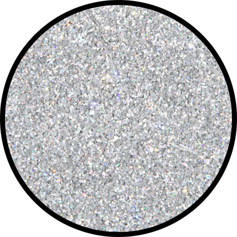 2 g Holographischer Streu Glitzer Silber Juwel fein