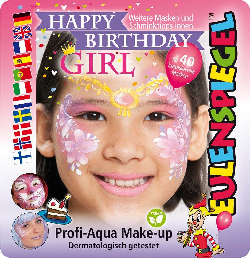 Eulenspiegel Motiv-Set Happy Birthday Girl