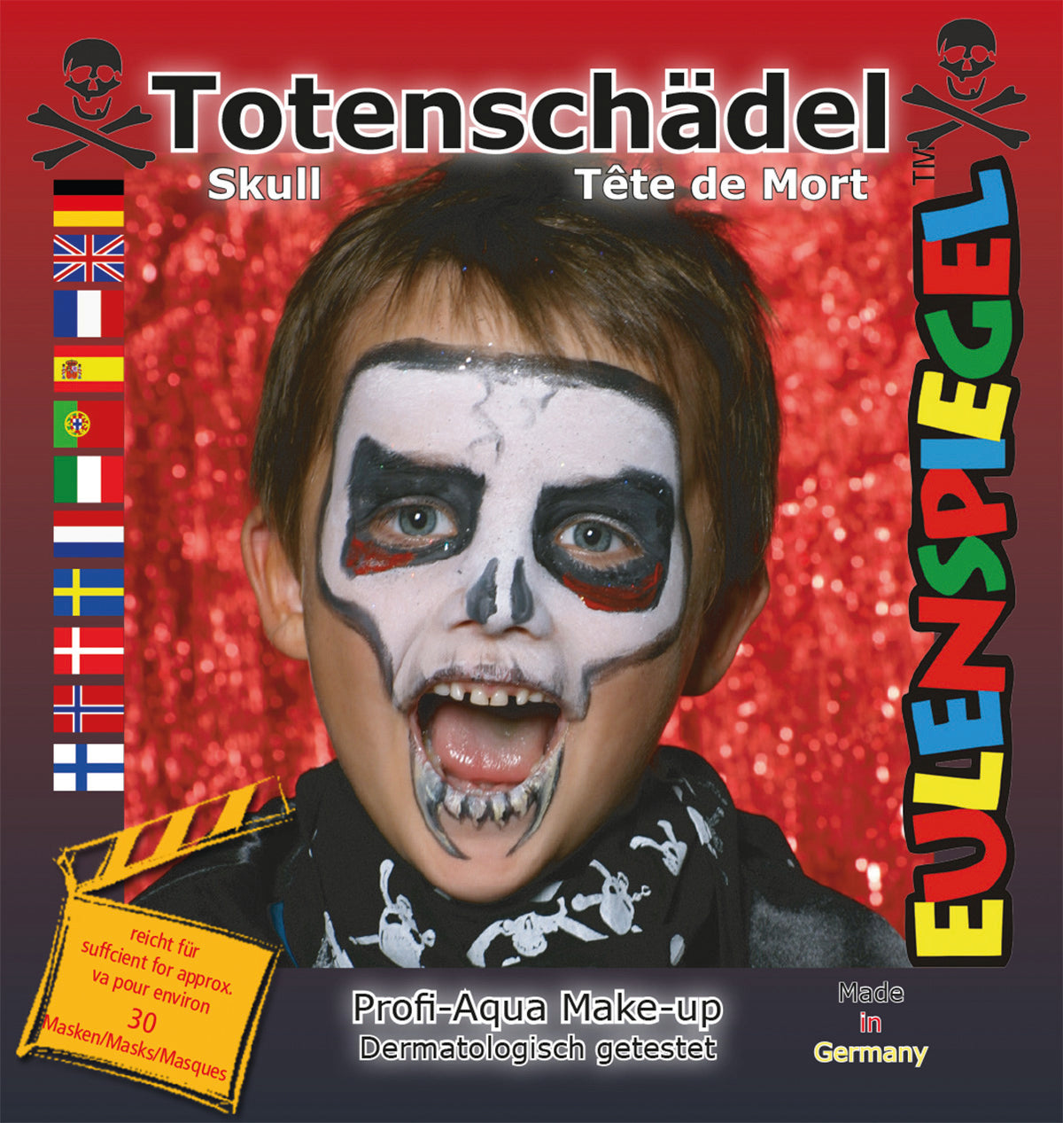 Eulenspiegel Motiv-Set Totenschädel