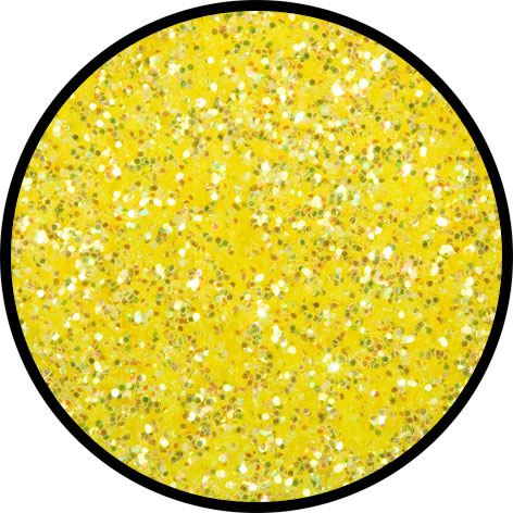 2 g Eulenspiegel Polyester Streu Glitzer Candy Yellow