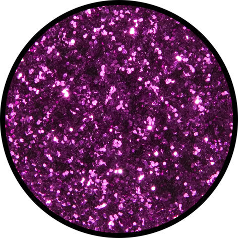 2 g Eulenspiegel Polyester Streu Glitzer Fuchsiapink 