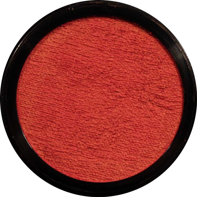 3,5 ml Eulenspiegel Profi Aqua Make Up Perlglanz Feuerorange 