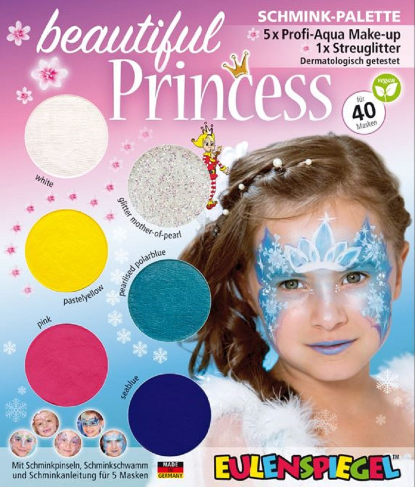 Eulenspiegel Schmink-Palette Beautiful Princess