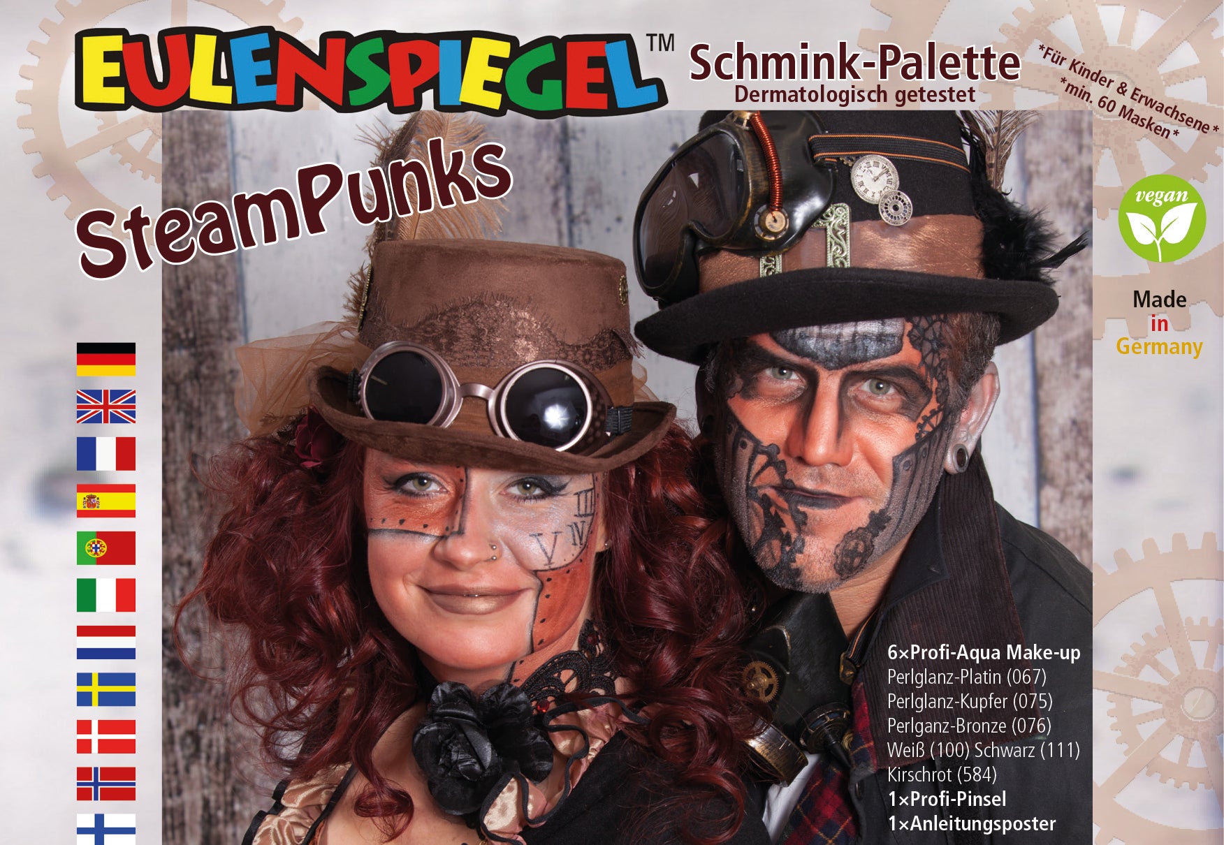Eulenspiegel Schmink-Palette SteamPunks