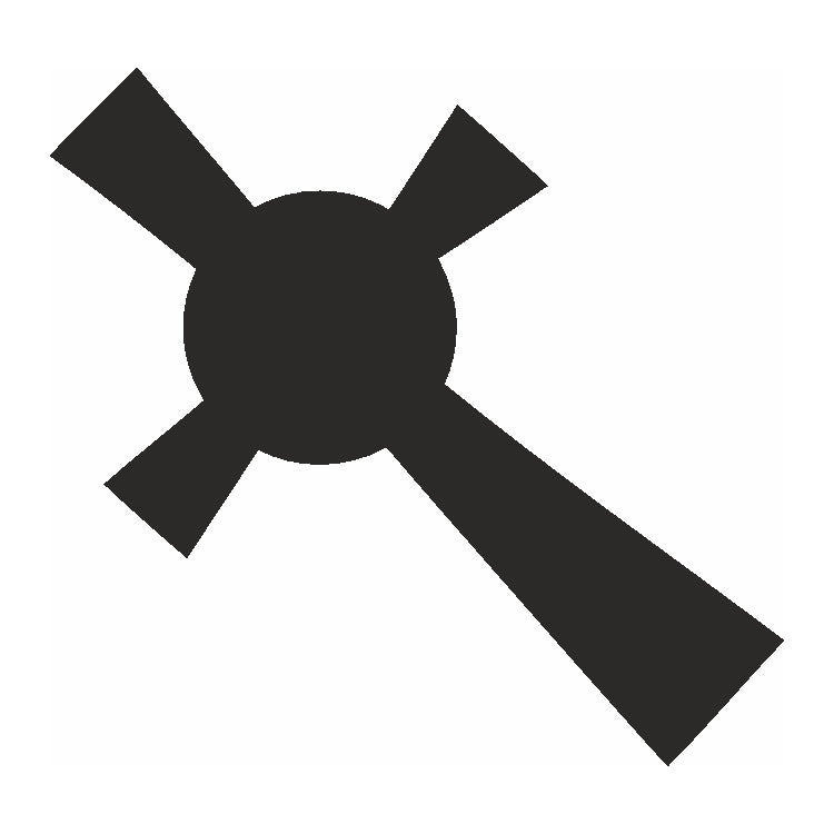 Eulenspiegel Selbstklebe Schablone Celtic Cross