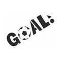 Selbstklebe Schablone Goal Eulenspiegel