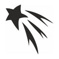 Eulenspiegel Selbstklebe Schablone Shooting Star
