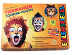 Eulenspiegel Tiermasken Schmink-Palette 8er Set