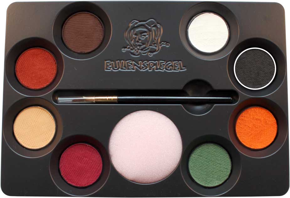 Eulenspiegel Tiermasken Schmink-Palette 8er Set