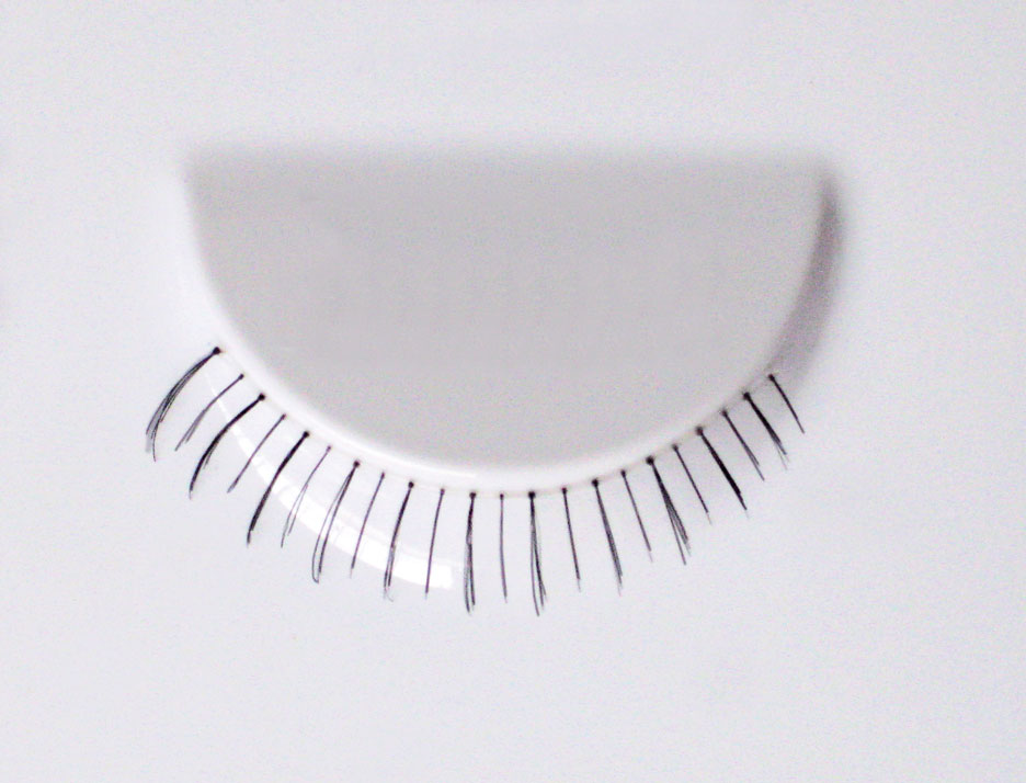 Eulenspiegel Wimpern Unterwimpern Schwarz ein Paar