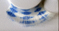 Eulenspiegel Wimpern Bavaria Blau / Weiß ein Paar