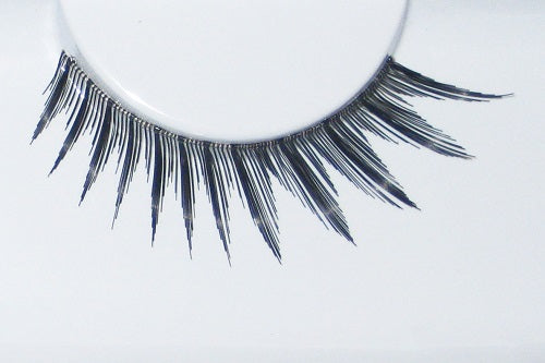 Eulenspiegel Wimpern Schwarz kurz/lang, symmetrisch ein Paar
