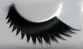 Eulenspiegel Wimpern Schwarz lang, gezackt und schräg ein Paar