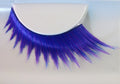 Eulenspiegel Wimpern Blau / Pink ein Paar