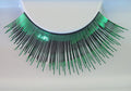 Eulenspiegel Wimpern Grün metallic ein Paar