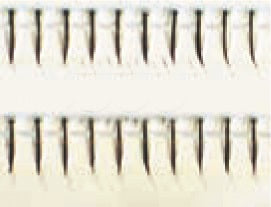 Eulenspiegel Wimpern Schwarz einzeln