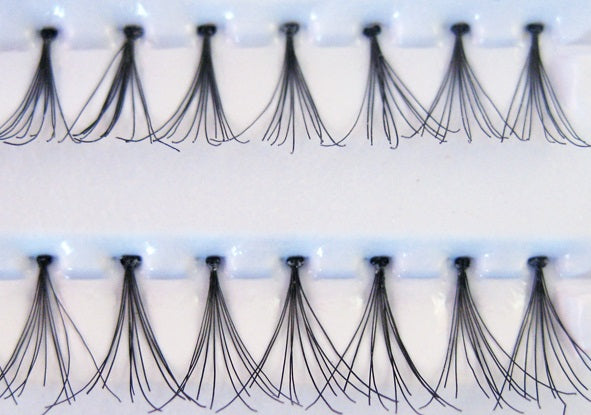 Eulenspiegel Wimpern Schwarz einzeln 3er Bündel