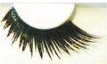 Eulenspiegel Wimpern Schwarz mit Gold Effekt ein Paar