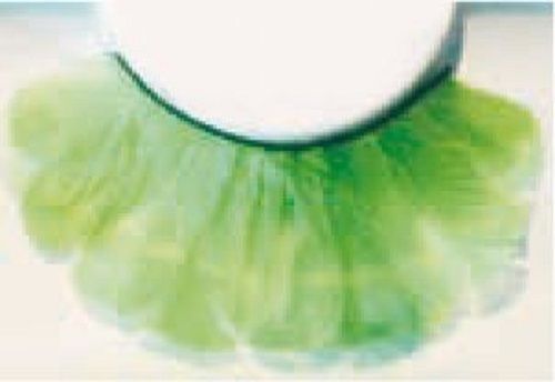 Eulenspiegel Wimpern Grüne Federn ein Paar