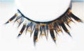 Eulenspiegel Wimpern Schwarz / Silber / Gold ein Paar