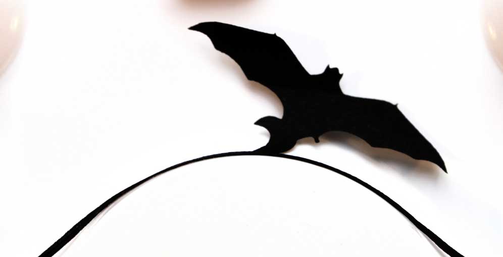 Eulenspiegel 3D Papier-Wimpern Fledermaus ein Paar