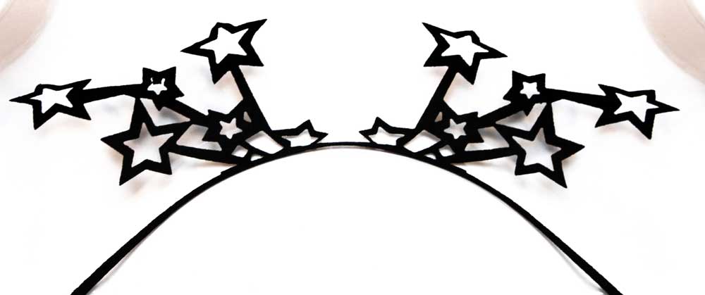 Eulenspiegel 3D Papier-Wimpern Stars ein Paar
