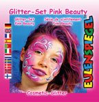 Eulenspiegel Glitzer Motiv Set Pink Beauty
