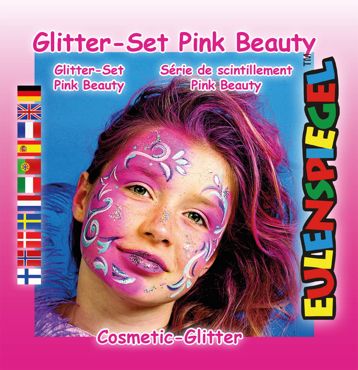 Eulenspiegel Glitzer Motiv Set Pink Beauty