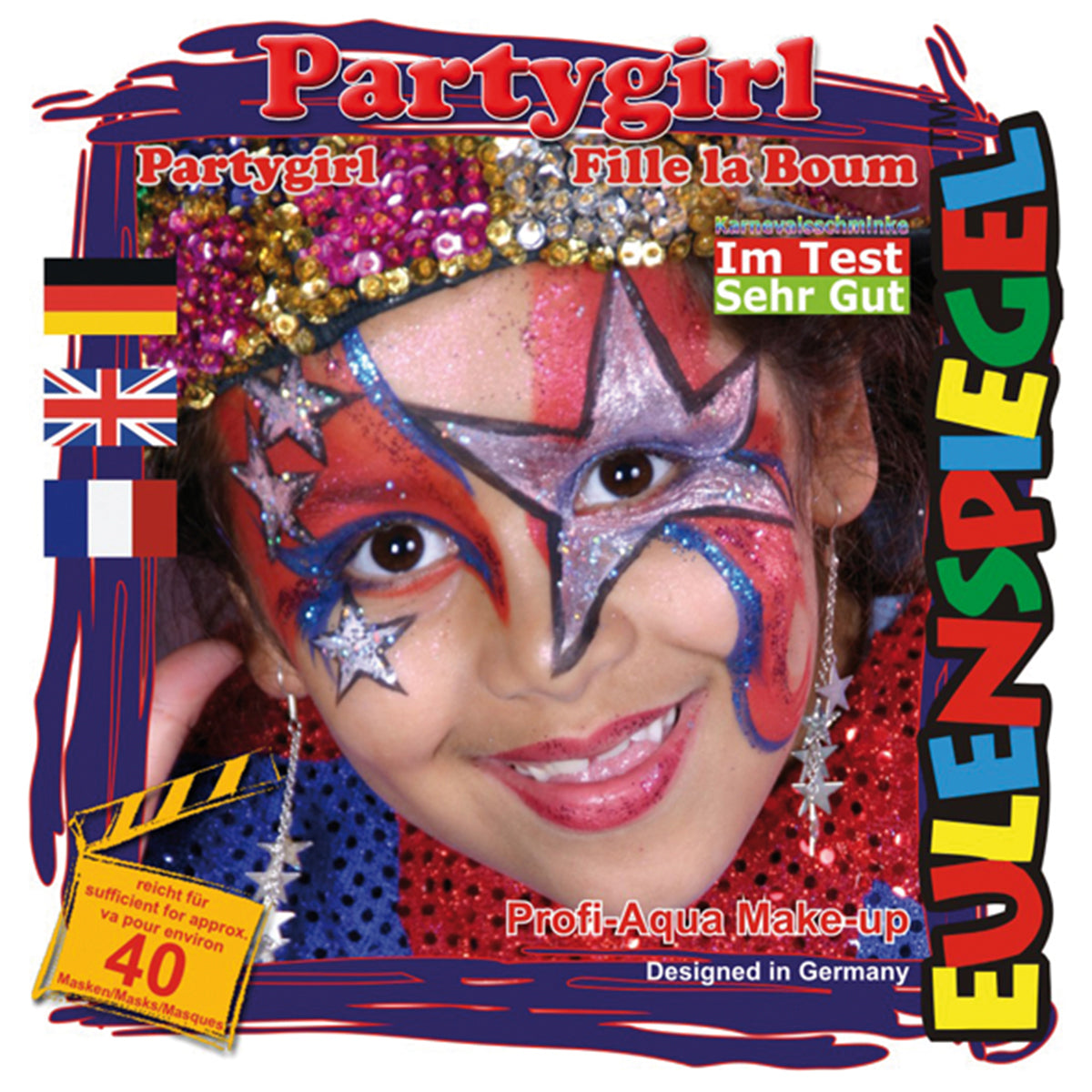 Eulenspiegel Motiv-Set Partygirl