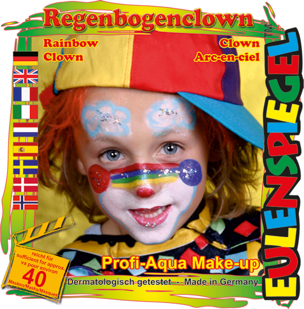Eulenspiegel Motiv-Set Regenbogenclown